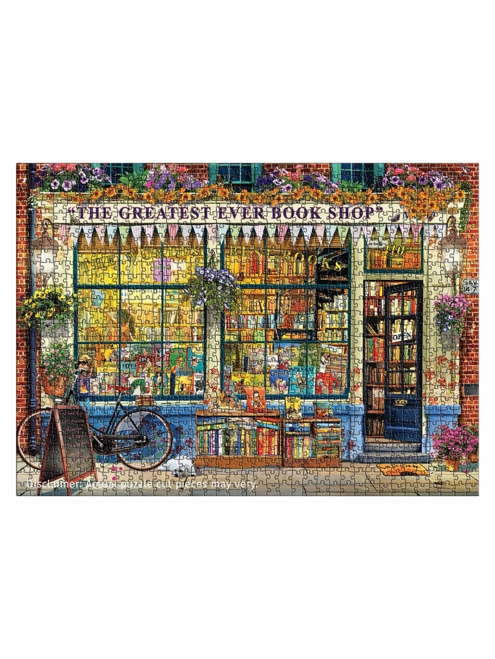 NEW! The Greatest Ever Book Shop Jigsaw Puzzle | 1000 pieces - Picture 3 of 4